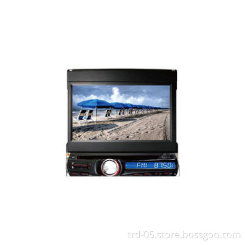 Small TFT display double din car DVD player with GPS function
